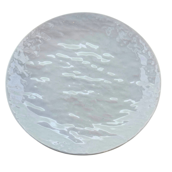 "White Wave" Plate - Shiroi Nami Sara (白い波皿)