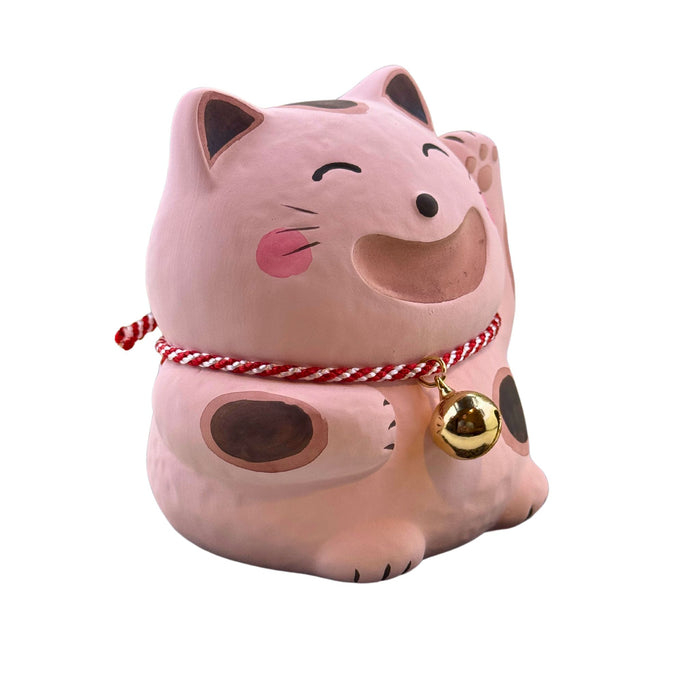 "Pink Fortune Beckoning Cat" - Pinku no Fuku Maneki Neko (ピンクの福招き猫)