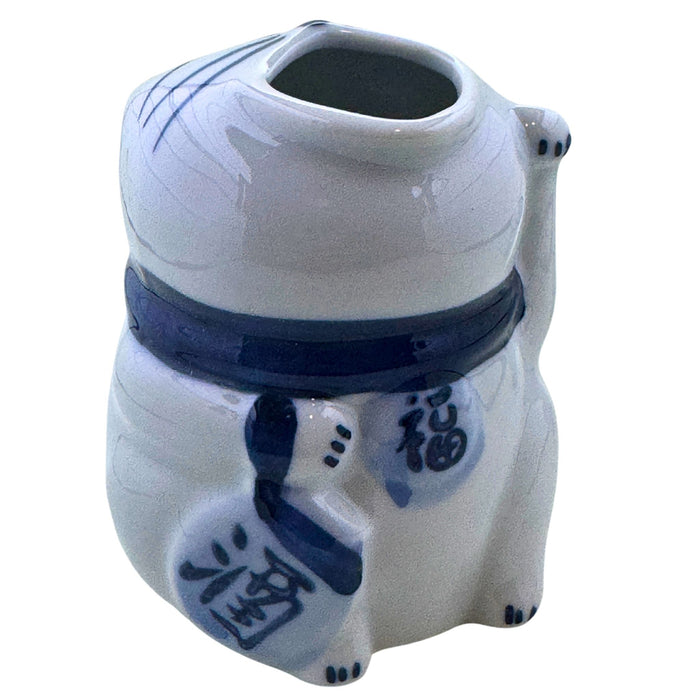 "Lucky Cat" Sake Set - Maneki Neko Sake Tokkuri (招き猫酒徳利)