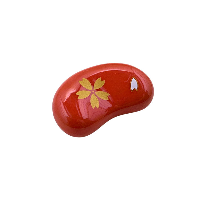 "Red and Gold Maple" Chopstick Rest - Aka to Kin'iro Kaede Hashioki (赤と金色楓箸置き)