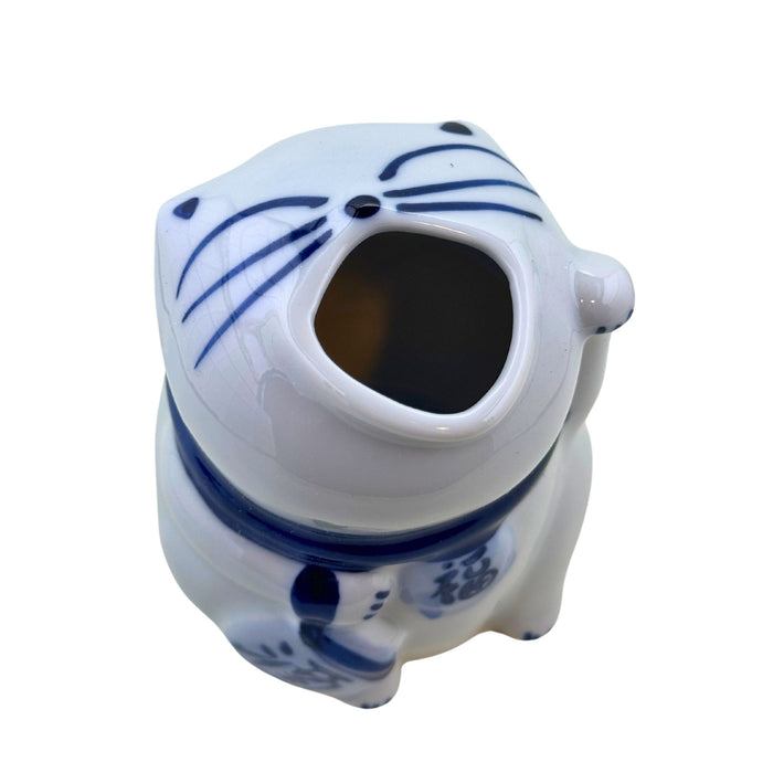 "Lucky Cat" Sake Set - Maneki Neko Sake Tokkuri (招き猫酒徳利)