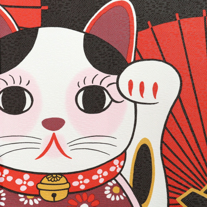 "Twilight Beckoning Cat" Curtain - Yūgure Maneki Neko no Noren (夕暮れ招き猫の暖簾)