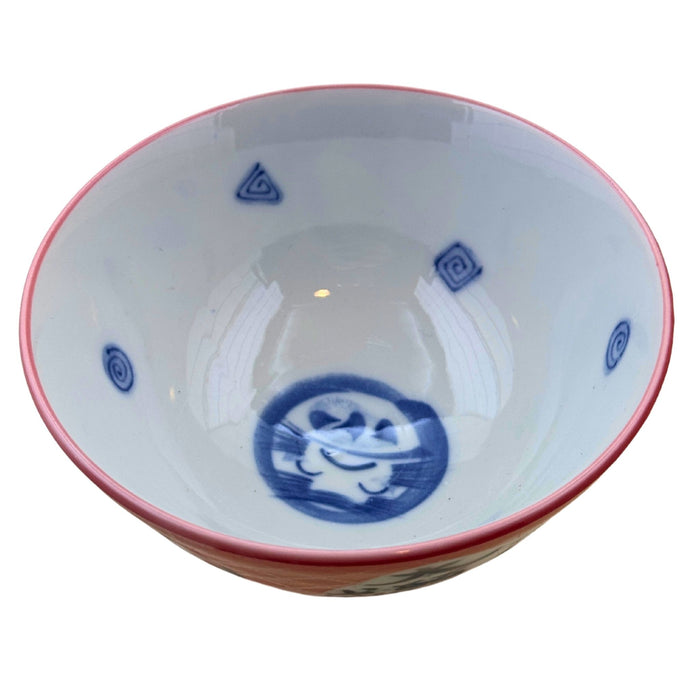 "Daruma Good Fortune" Bowl - Daruma Fukuju Wan (達磨福寿碗)
