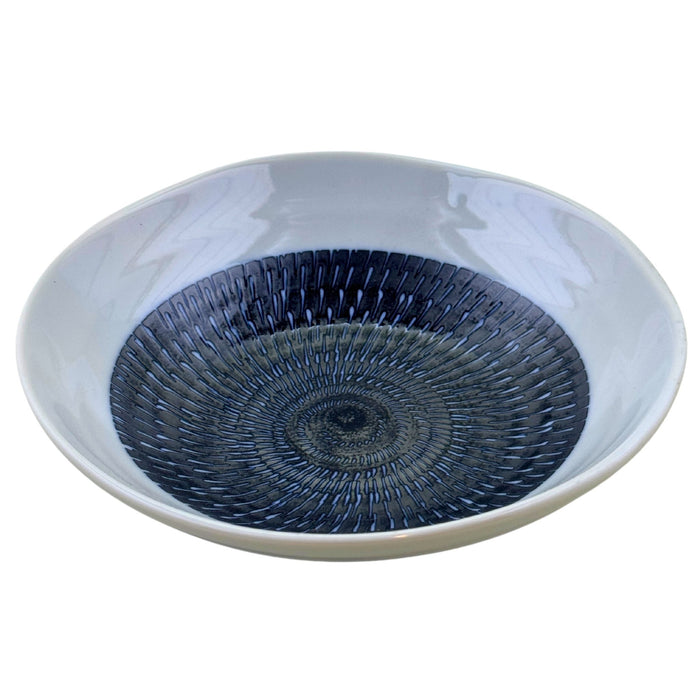 "Watercolor Swirl" Plate - Uzumaki no Suisai Sara (渦巻の水彩皿)