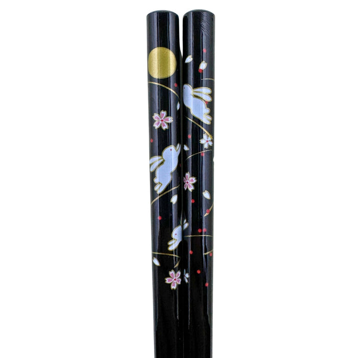 "Bunny and Cherry Blossoms" Chopsticks - Usagi no Sakura (うさぎの桜)