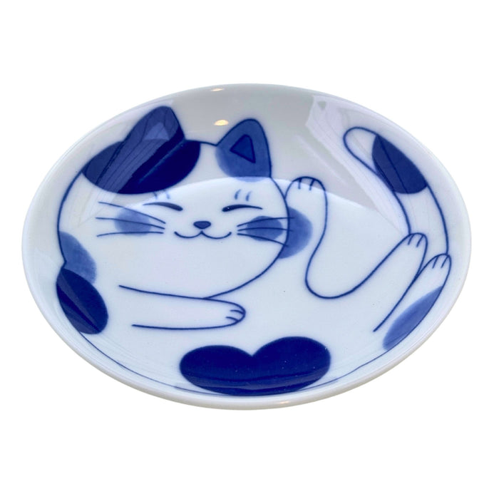 Love Message Cat Plate - "Ai no Messeji Neko Sara" (愛のメッセージ猫皿) -