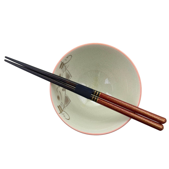 "Brown Gold Leaf" Chopsticks - Kasshoku Kinpaku (褐色金箔)