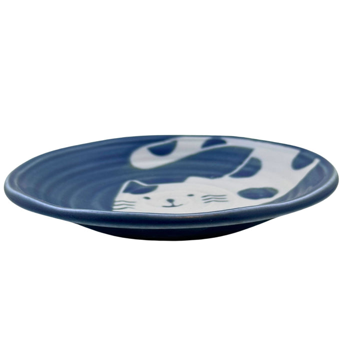 "Dancing Cat" Plate - Odoru Neko no Sara (踊る猫の皿)
