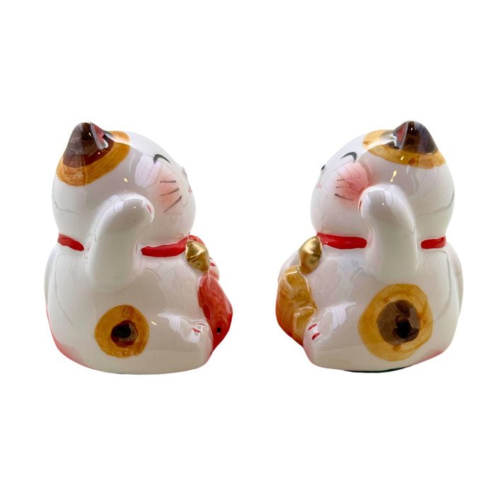 "Twin Beckoning Cats" Ornament - Futago Maneki Neko (双子招き猫)
